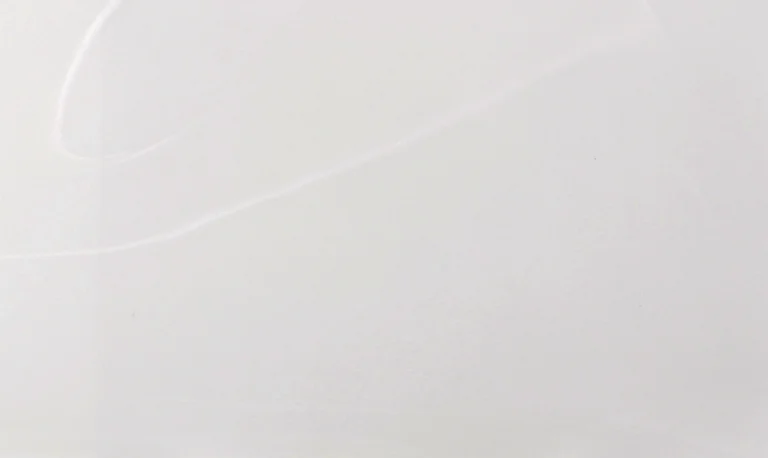 Pure White Solid Surface with a smooth, seamless finish