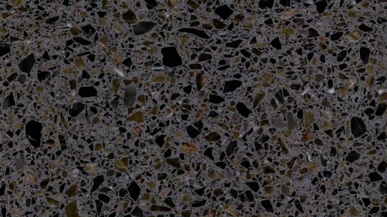 Smoky Elegance Terrazzo with dark and light stone chips