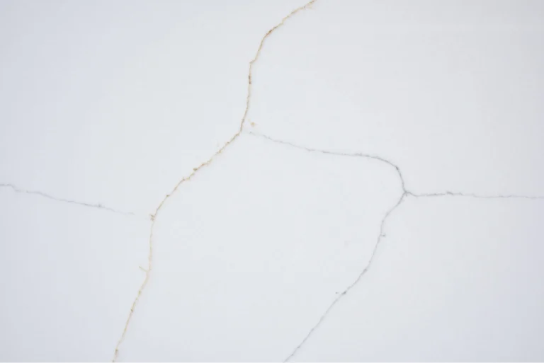 White Veined Quartz with subtle grey veining