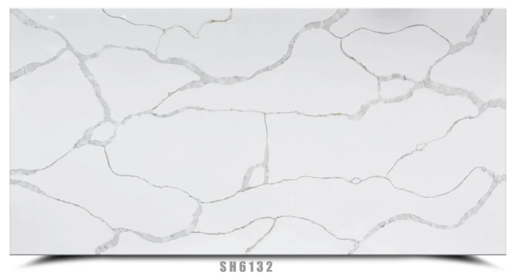 Snow White Veined Quartz with delicate veining