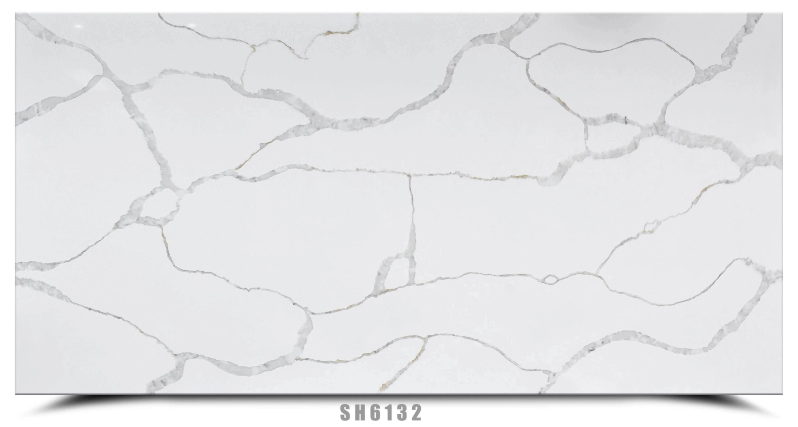 Snow White Veined Quartz with delicate veining